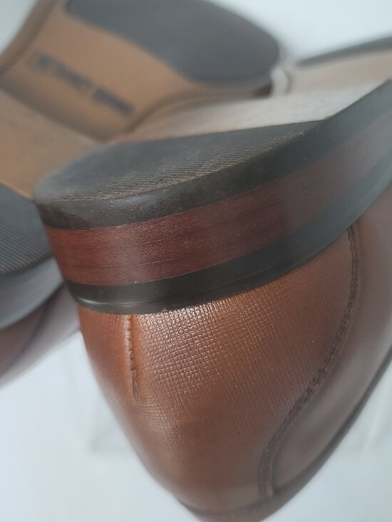 Stacy Adams Kaylor Leather Cognac Moc Toe Bit Shoes Loafer 25572-221 Sz 9.5M main image 11
